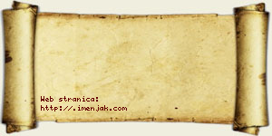 Jakov Nikolić vizit kartica